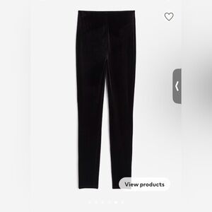 H&M Velour (Velvet-Like) High Waisted Leggings
